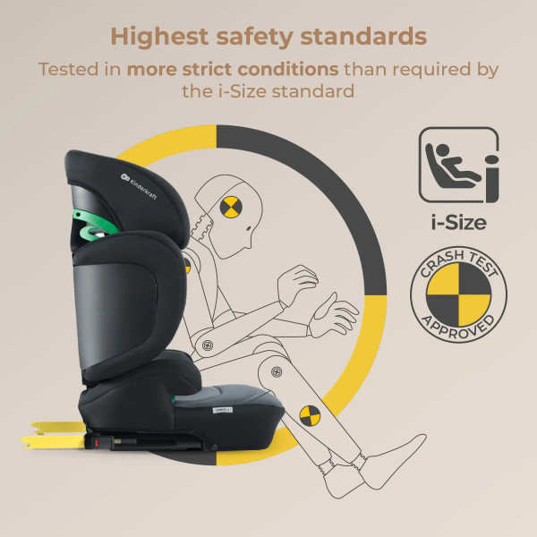 Фото - Автокресло Kinderkraft Xpand 2 i-Size Graphite Black (KCXPAN02BLK0000)
