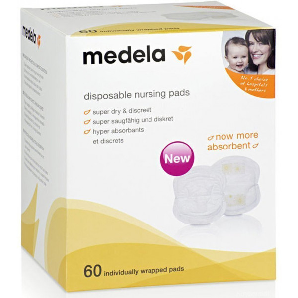 Фото - Прокладки для груди Medela Disposable Nursing Pads 60 шт. (008.0323)