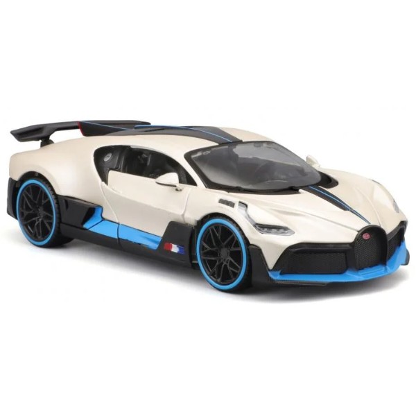 Фото - Коллекционная машинка 1:24 Maisto "Bugatti Divo", масштаб 1:24 (31526  met. white)