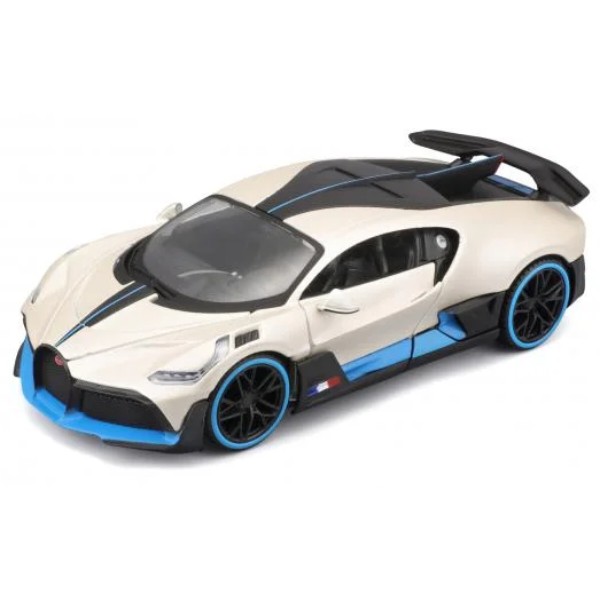 Фото - Коллекционная машинка 1:24 Maisto "Bugatti Divo", масштаб 1:24 (31526  met. white)