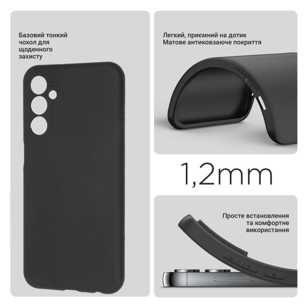 Фото - Чохол для смартфону BeCover for Samsung Galaxy M35 5G SM-M356 Black (711536)