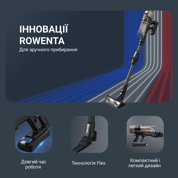 Фото - Пылесос ручной для дома Rowenta RH9B74WO X-Force Flex 14.80 Auto Animal