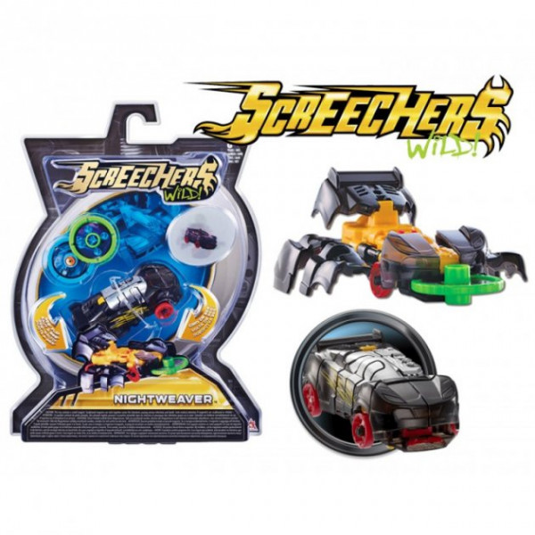 Фото - Машинка-трансформер Screechers Wild! L 1 - Найтвейвер (EU683114)
