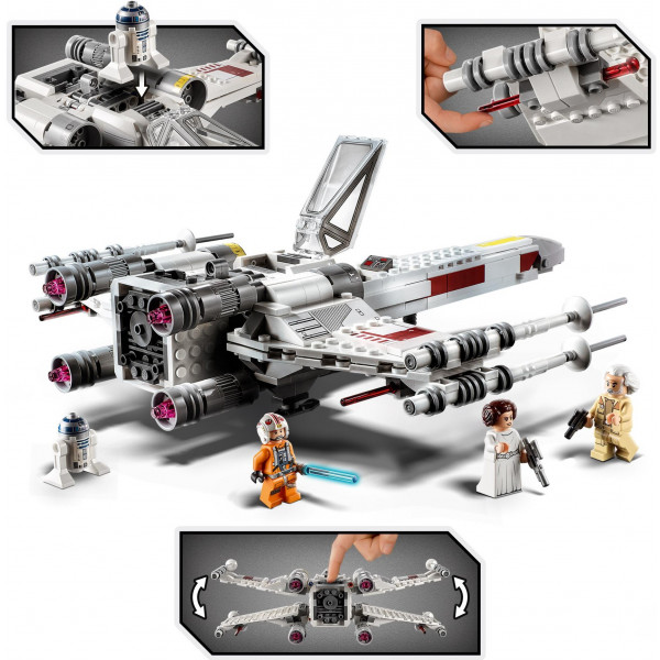 Фото - Конструктор LEGO Star Wars Винищувач X-wing Люка Скайвокера (75301)