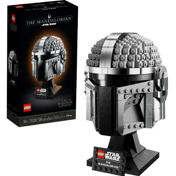 Фото - Конструктор LEGO Star Wars Шолом Мандалоріанця (75328)