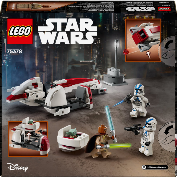 Фото - Конструктор LEGO Star Wars™ Побег на BARC спидере (75378)