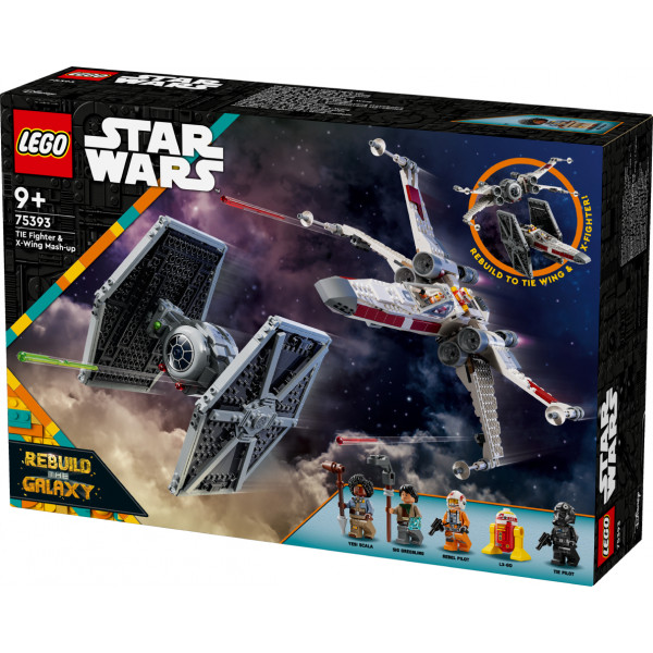 Фото - Конструктор LEGO Star Wars™ Збірний пакет «Винищувач TIE і Корабель X-wing» (75393)
