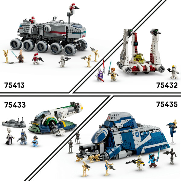 Фото - Конструктор LEGO  Star Wars™ Бойовий загін бійців-клонів 327-го галактичного корпусу (75431)