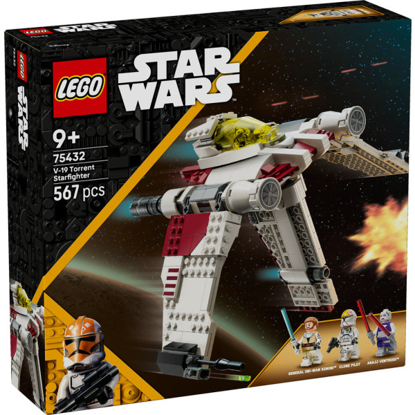 Фото - Конструктор LEGO  Star Wars™ Зоряний винищувач V-19 «Потік» (75432)