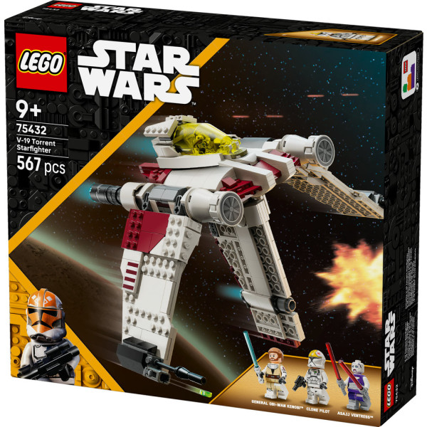 Фото - Конструктор LEGO  Star Wars™ Зоряний винищувач V-19 «Потік» (75432)