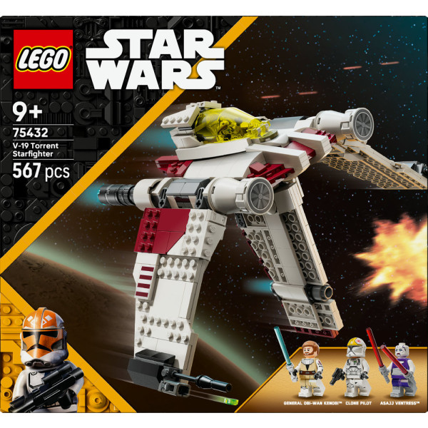 Фото - Конструктор LEGO  Star Wars™ Зоряний винищувач V-19 «Потік» (75432)
