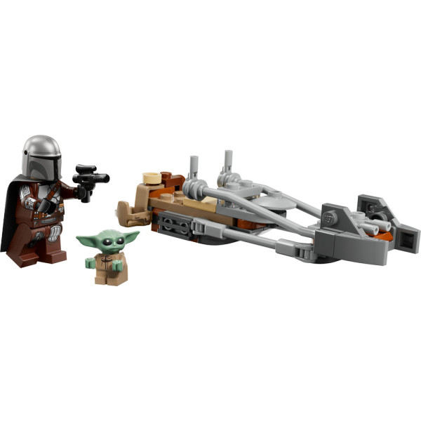 Фото - Конструктор LEGO Star Wars TM Швидкісний мотоцикл Мандалорця й Ґроґу (75436)