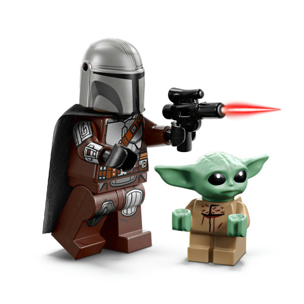 Фото - Конструктор LEGO Star Wars TM Швидкісний мотоцикл Мандалорця й Ґроґу (75436)