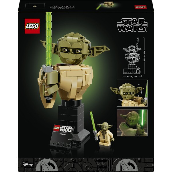 Фото - Конструктор LEGO Star Wars™ Погруддя Йоди (75438)