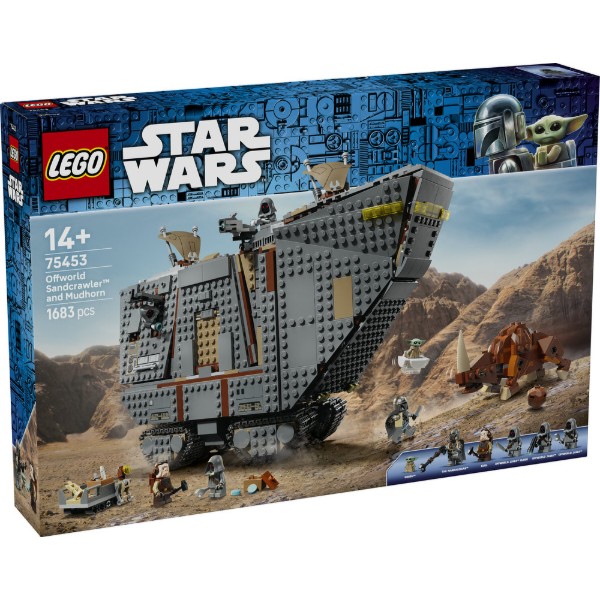 Фото - Конструктор LEGO Star Wars™ Піщаний всюдихід Offworld і мадхорн (75453)