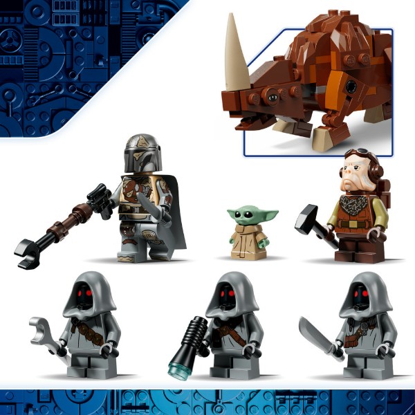 Фото - Конструктор LEGO Star Wars™ Піщаний всюдихід Offworld і мадхорн (75453)