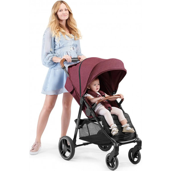 Фото - Коляска прогулянкова Kinderkraft Grande 2020 Burgundy (KKWGRANBRG000N)