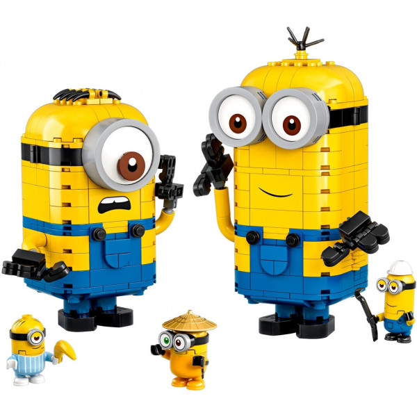 Фото - Конструктор LEGO Minions Фігурки міньйонів і їх будинок (75551)