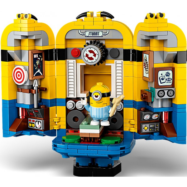 Фото - Конструктор LEGO Minions Фігурки міньйонів і їх будинок (75551)