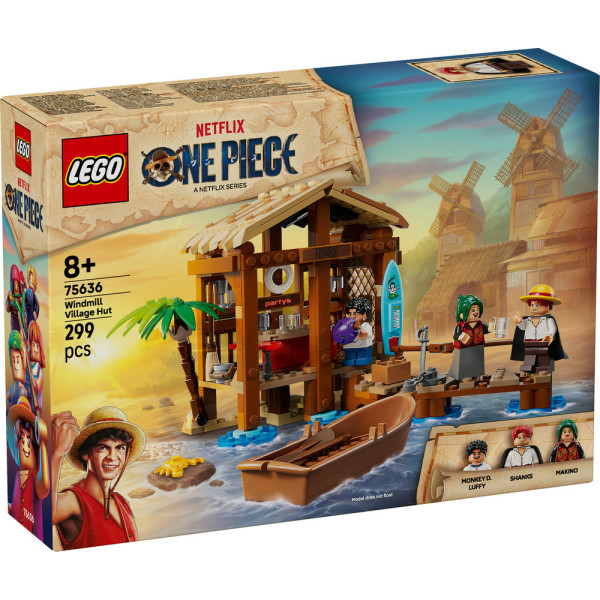 Фото - Конструктор LEGO ONE PIECE Хатина у Селищі Вітряків (75636)