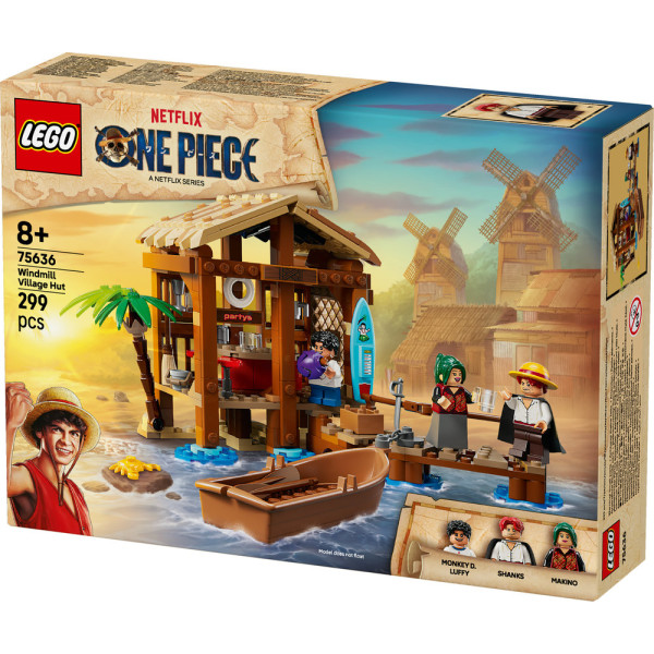 Фото - Конструктор LEGO ONE PIECE Хатина у Селищі Вітряків (75636)