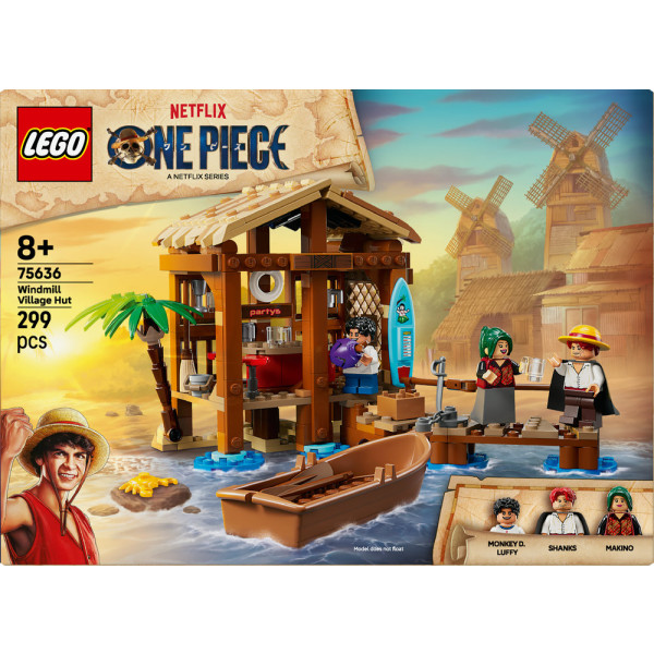 Фото - Конструктор LEGO ONE PIECE Хатина у Селищі Вітряків (75636)