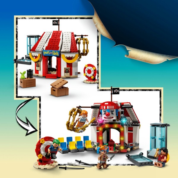 Фото - Конструктор LEGO ONE PIECE Цирковий намет клоуна Баґґі (75637)