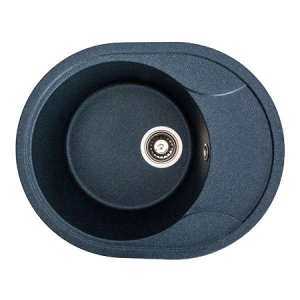 Фото - Мийка кухонна Platinum 5847 ONYX матова (антрацит)