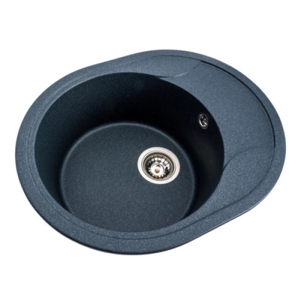 Фото - Мийка кухонна Platinum 5847 ONYX матова (антрацит)