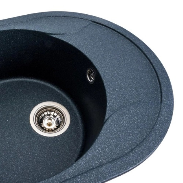 Фото - Мийка кухонна Platinum 5847 ONYX матова (антрацит)