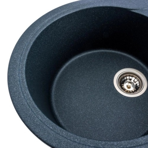 Фото - Мийка кухонна Platinum 5847 ONYX матова (антрацит)