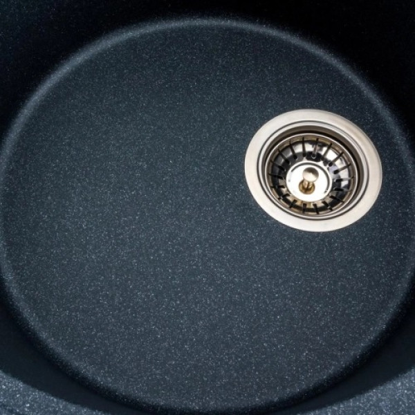 Фото - Мийка кухонна Platinum 5847 ONYX матова (антрацит)