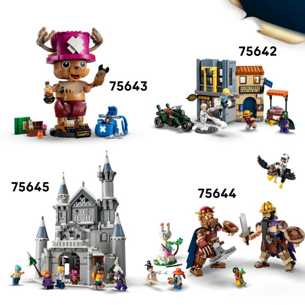 Фото - Конструктор LEGO ONE PIECE Дорри против Броги: гиганты «Малого Сада» (75644)