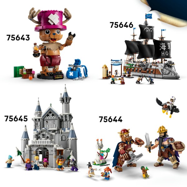 Фото - Конструктор LEGO ONE PIECE Битва у замка Драм (75645)