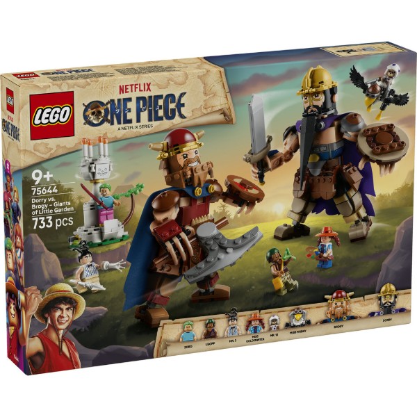 Фото - Конструктор LEGO ONE PIECE Дорри против Броги: гиганты «Малого Сада» (75644)