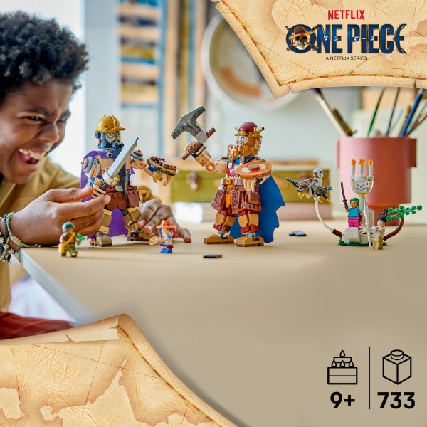 Фото - Конструктор LEGO ONE PIECE Дорри против Броги: гиганты «Малого Сада» (75644)