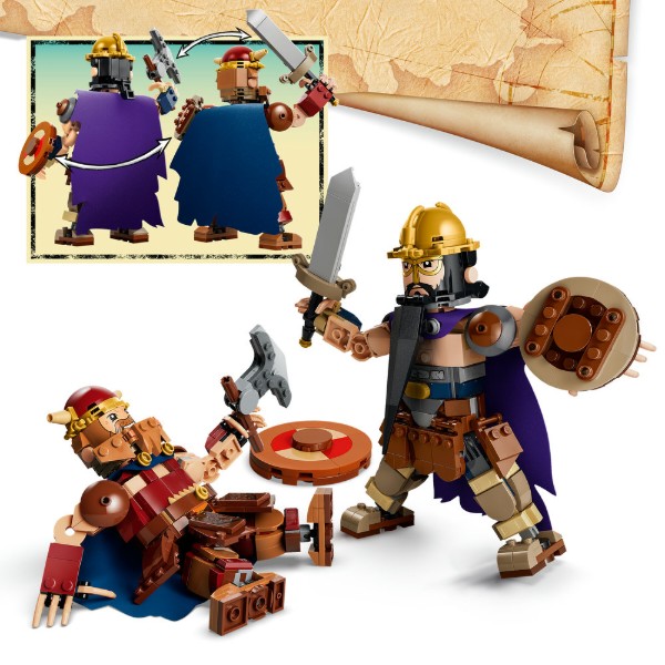 Фото - Конструктор LEGO ONE PIECE Дорри против Броги: гиганты «Малого Сада» (75644)