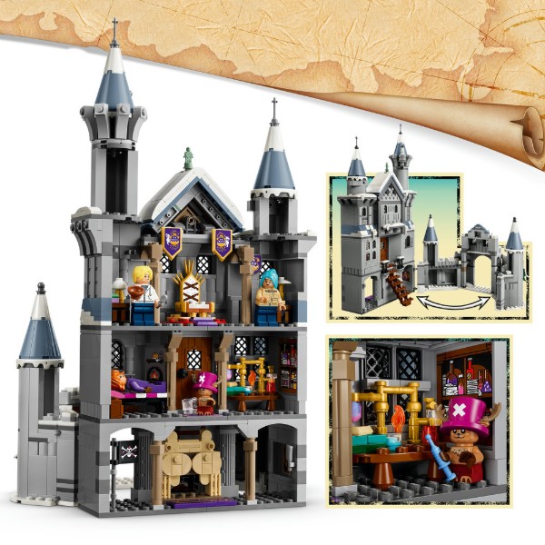 Фото - Конструктор LEGO ONE PIECE Битва у замка Драм (75645)