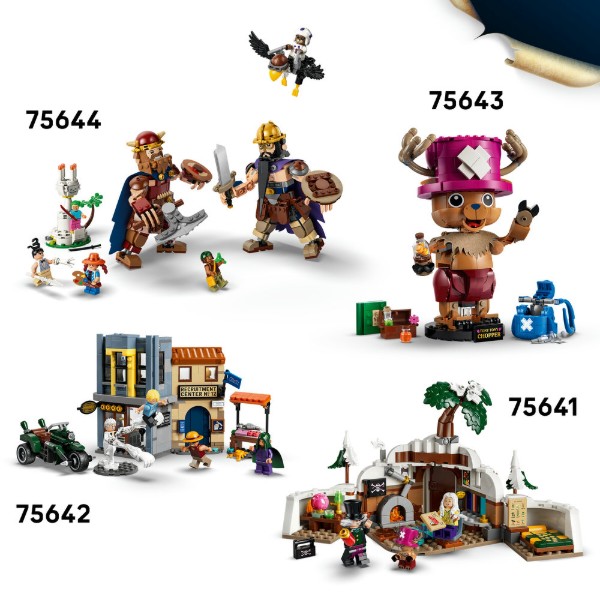 Фото - Конструктор LEGO ONE PIECE Дорри против Броги: гиганты «Малого Сада» (75644)