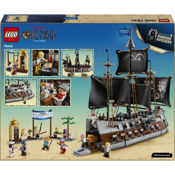 Фото - Конструктор LEGO ONE PIECE Морський бойовий корабель Ґарпа (75646)