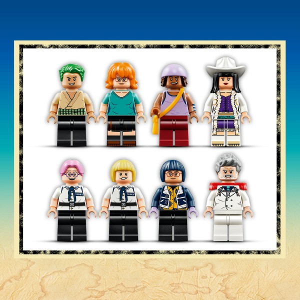 Фото - Конструктор LEGO ONE PIECE Морський бойовий корабель Ґарпа (75646)