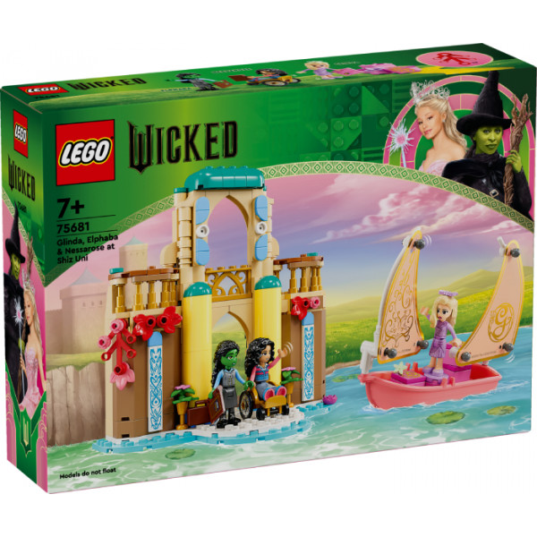 Фото - Конструктор LEGO Wicked Ґлінда, Ельфаба й Несароза в Університеті Шиз (75681)