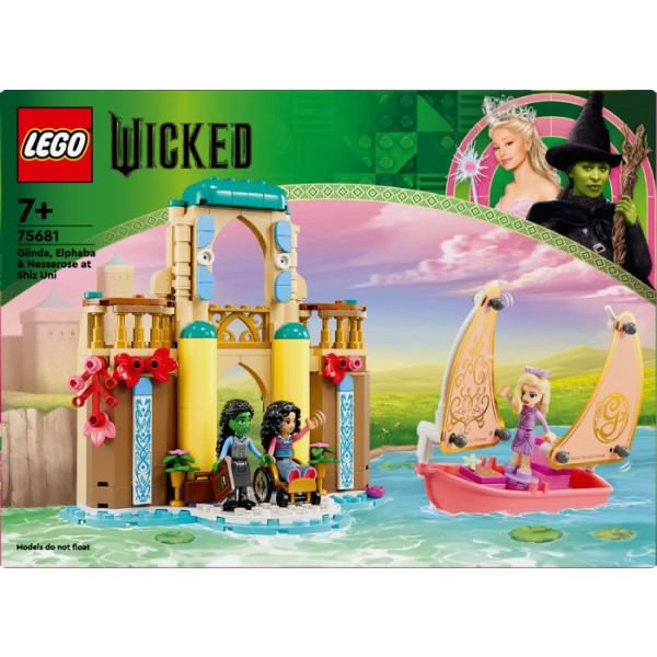 Фото - Конструктор LEGO Wicked Ґлінда, Ельфаба й Несароза в Університеті Шиз (75681)