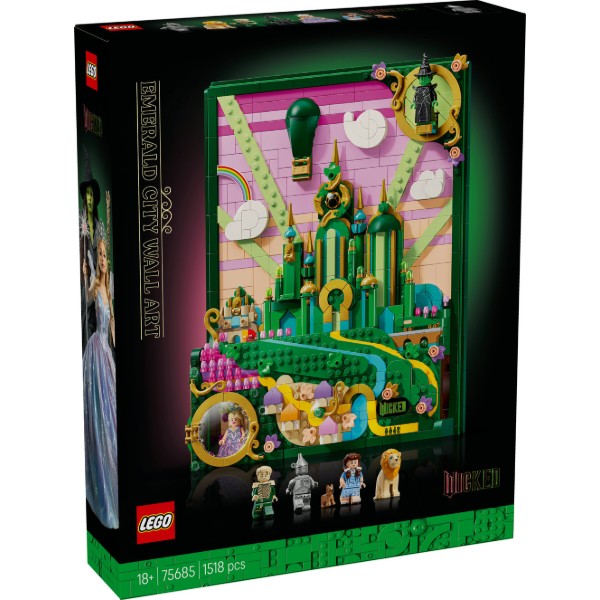 Фото - Конструктор LEGO Wicked Эмеральд-сити Настенный декор (75685)