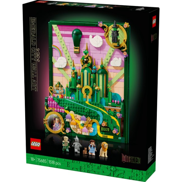 Фото - Конструктор LEGO Wicked Эмеральд-сити Настенный декор (75685)