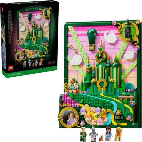 Фото - Конструктор LEGO Wicked Эмеральд-сити Настенный декор (75685)