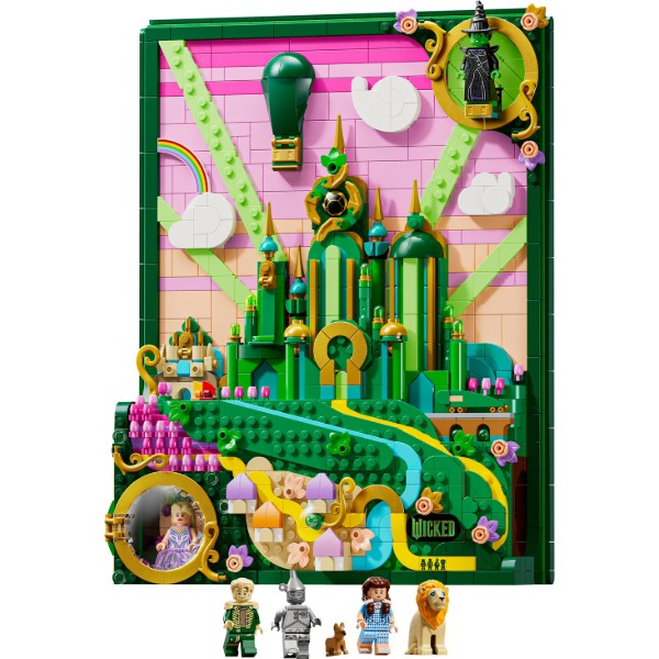 Фото - Конструктор LEGO Wicked Эмеральд-сити Настенный декор (75685)