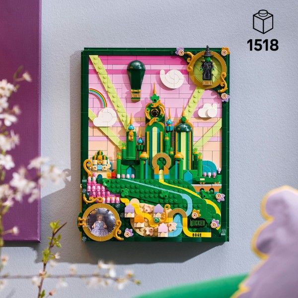 Фото - Конструктор LEGO Wicked Эмеральд-сити Настенный декор (75685)
