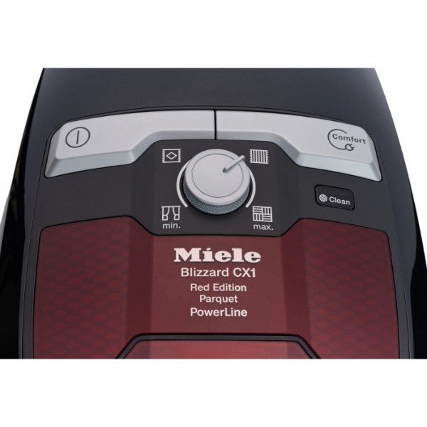 Фото - Пылесос для сухой уборки без мешка Miele SKRF3 Red Edition чёрный обсидиан
