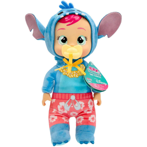 Фото - Интерактивный пупс Cry Babies CB. Нежные объятия. DISNEY Плакса Стич Гавайи 25 см (925564)